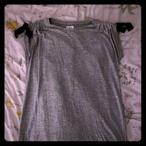 Lou and Grey Black Bow Tied Tunic